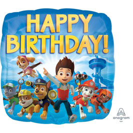 Palloncino 18" mylar Paw Patrol Happy Birthday