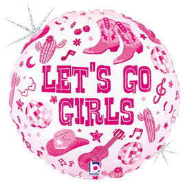 Palloncino in Foil 18" Happy Birthday Cowgirl