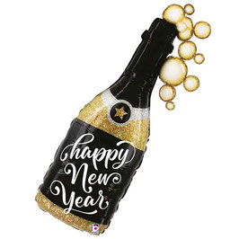 Palloncino bottiglia Happy New Year