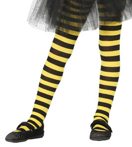Collant Gialli Strisce Bambina