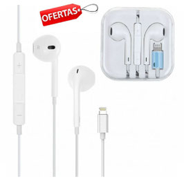 AURICULARES CON MICROFONO. CONECTOR LIGHTNING  IPHONE 5,5S,6,6S,7,8,X,XR,XS,MAX,11,PRO ,IPAD mini,air, IPOD ( MANOS LIBRES )