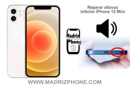 Reparar / Cambiar altavoz inferior de música Apple iPhone 12 Mini