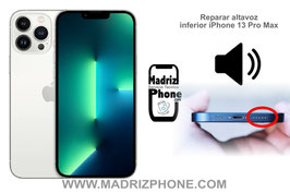 Reparar / Cambiar altavoz inferior de música Apple iPhone 13 Pro Max