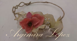 Corona de flores de niña para cerenonia