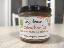 DN. PATÉ VEGETAL ECOLÓGICO ZANAHORIA CON NUECES Y ALBAHACA (110 GR) "VEGADÉNIA"