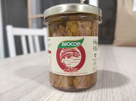 DN. FILETES DE ATÚN EN ACEITE DE OLIVA VIRGEN EXTRA (195 gr) "BIOCOP"