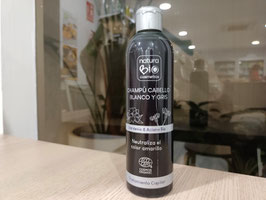 DN. CHAMPÚ NATURAL CABELLO BLANCO Y GRIS (250 ML) "NATURABIO COSMETICS"