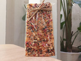 DN. TABLETA DE CHOCOLATE BLANCO CON NIBS, ALMENDRA Y FRAMBUESA (100 GR) "MAR NEGRE"