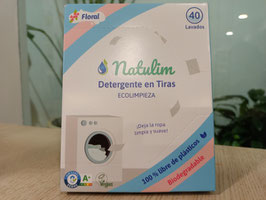 DN. DETERGENTE FRAGANCIA FLORAL 40 ECO-TIRAS "NATULIM"