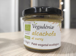 DN. PATÉ VEGETAL ECOLÓGICO ALCACHOFA AL CURRY (110 GR) "VEGADÉNIA"