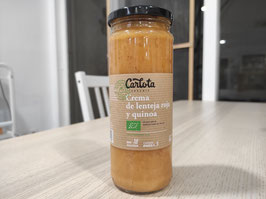 DN. CREMA DE LENTEJA ROJA Y QUINOA (450 gr) "CARLOTA"
