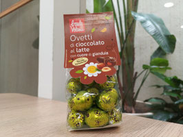 DN. MINI HUEVOS ECOLÓGICOS DE CHOCOLATE CON LECHE (100 GR) "BAULE VOLANTE"