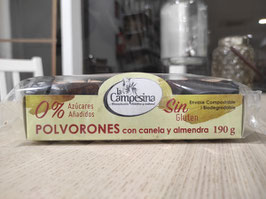 DN. POLVORONES CON CANELA Y ALMENDRA (190 GR) "LA CAMPESINA"