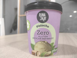 DN. HELADO ECOLÓGICO SIN AZÚCAR REFINADO DE PISTACHO (400 GR) "RUNA KAY"