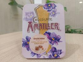 DN. BOMBONES FLORES CROCANT LATA (72 GR) "CHOCOLATES AMATLLER"