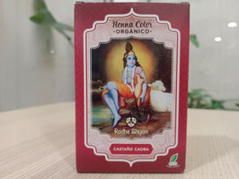 DN. HENNA RADHE CASTAÑO CAOBA POLVO (100 GR) "RADHE SHYAM"