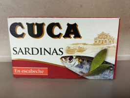 MC. SARDINAS EN ESCABECHE (120 GR) "CUCA"