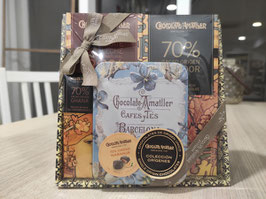 DN. CESTA CHOCOLATES SURTIDOS 70% "CHOCOLATES AMATLLER""