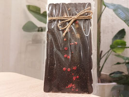 DN. TABLETA DE CHOCOLATE NEGRO 80% CACAO, PIMIENTA ROSA, CANELA Y CARDAMOMO (100 GR) "MAR NEGRE"