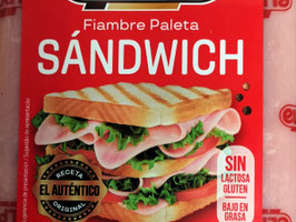 CA. FIAMBRE PALETA SÁNDWICH "EL POZO"