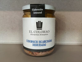 MC. CODORNICES ESCABECHADAS DESHUESADAS (425 GR) "EL COLORAO"