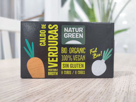 DN. CUBITOS DE CALDO DE VERDURAS BIO (8X10,5G) "NATURGREEN"