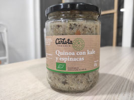 DN. QUINOA CON KALE Y ESPINACAS (425 gr) "CARLOTA"