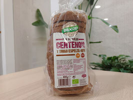 DN. PAN DE MOLDE DE CENTENO Y TRIGO ESPELTA (400 GR) "BIOCOP"