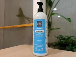 DN. CHAMPÚ NATURAL EXTRA-SUAVE ÁCIDO HIALURÓNICO & ALMENDRAS BIO (740 ML) "NATURABIO COSMETICS"