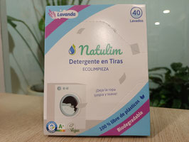 DN. DETERGENTE FRAGANCIA LAVANDA 40 ECO-TIRAS "NATULIM"