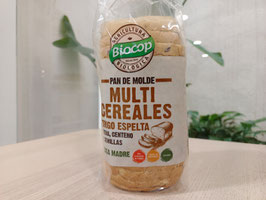 DN. PAN DE MOLDE TRIGO ESPELTA MULTICEREALES (400 GR) "BIOCOP"
