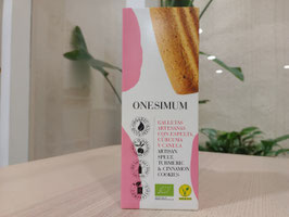 DN. GALLETAS ARTESANAS DE ESPELTA, CÚRCUMA Y CANELA (160 GR) "ONESIMUM"