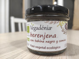 DN. PATÉ VEGETAL ECOLÓGICO DE BERENJENA CON TAHINE NEGRO Y COMINO (110 GR) "VEGADÉNIA"