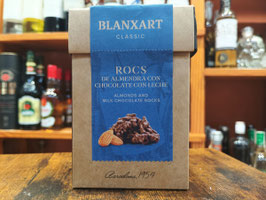 EP. ESTUCHE ROCS DE ALMENDRA CON CHOCOLATE LECHE (100 GR) "BLANXART"