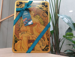 DN. BOMBONES SURTIDO HOJAS CHOCOLATE LATA (240 GR) "CHOCOLATES AMATLLER"