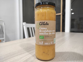 DN. CREMA DE CALABAZA CON SEMILLAS DE CHÍA (450 gr) "CARLOTA"