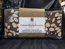 EP. TURRÓN DE CHOCOLATE AL FONDANT CON ALMENDRAS (300 gr.) "COLOMA GARCÍA"
