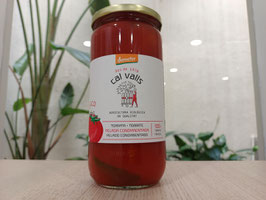 DN. TOMATE PELADO CONDIMENTADO ECO/DEMETER (660 GR) "CAL VALLS"