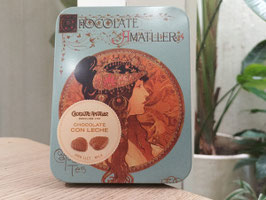 DN. BOMBONES HOJAS CHOCOLATE CON LECHE LATA (60 GR) "CHOCOLATES AMATLLER"