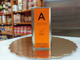 EP. ACEITE DE OLIVA VIRGEN EXTRA ARBEQUINA (250 ML) "BARDOMUS"