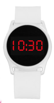 Armbanduhr I-Total Halo digital junior 22 cm Silikon weiß