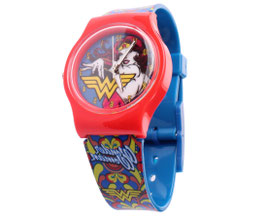 Armbanduhr DC Comics Wonder Woman blau/rot