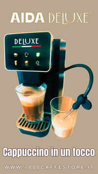 AIDA DELUXE MACCHINA A CIALDE ESE MULTIFUNZIONE AUTOMATICA (CON VAPORE) + 150 CIALDE OMAGGIO