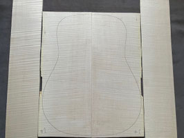 フィドルバック ホワイトシカモア・B&S4ピース＃1