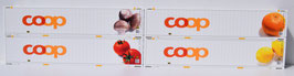 COOP CONTAINER 45 FT 1 X CITRON + 1 X ORANGE + 1 X CHAMPIGNON + 1 X TOMATES