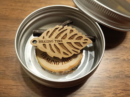 <新発売>【乗鞍高原カラマツ材使用】木製アロマ精油ディフューザー・アルミ缶入り・精油とセット購入がお勧め