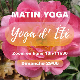 REPLAY MATIN YOGA DU 29-06 "Yoga d'Été"