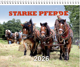 STARKE PFERDE Wandkalender 2026
