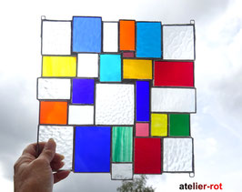 Sonnenfänger bunte Vielfalt Tiffany Fensterbild