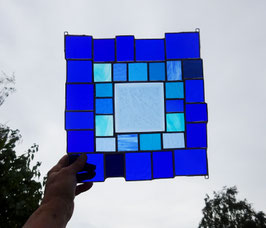 Fensterbild modernes Glasbild Tiffany